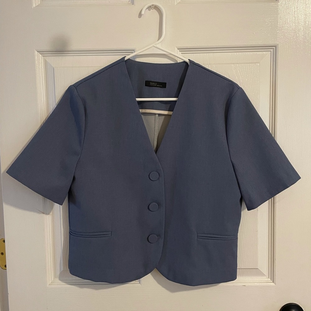 Pastel dark blue blazer